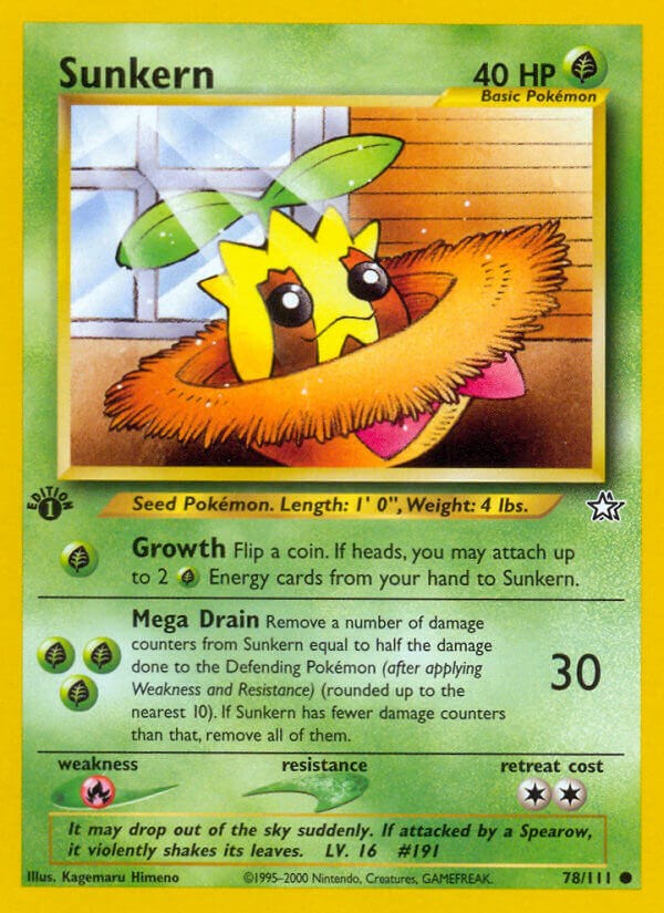 Sunkern card artwork