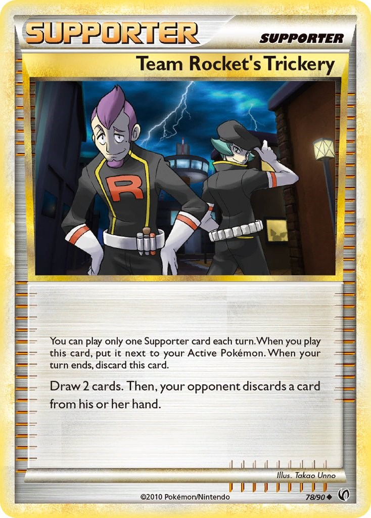 Team Rocket's Trickery card artwork