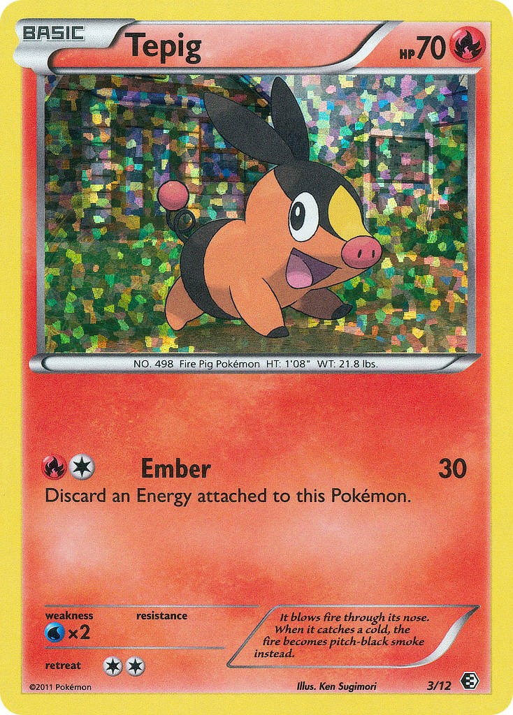 Tepig card artwork