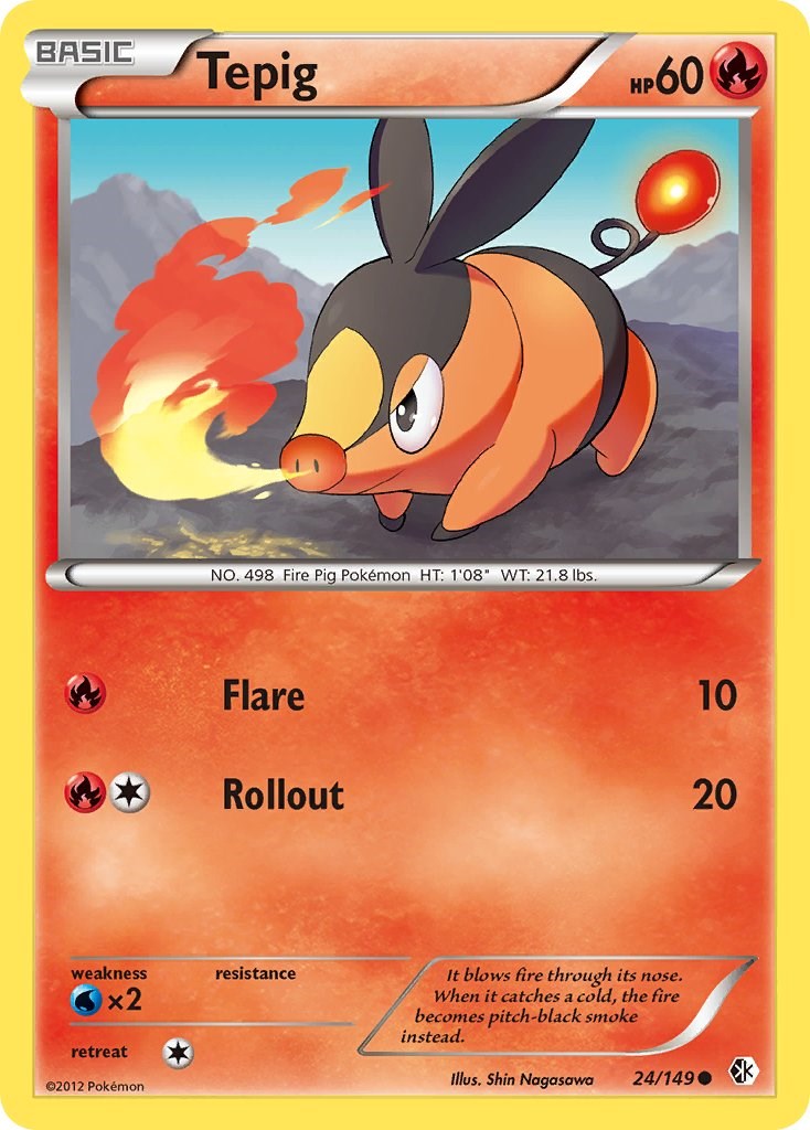 Tepig card artwork