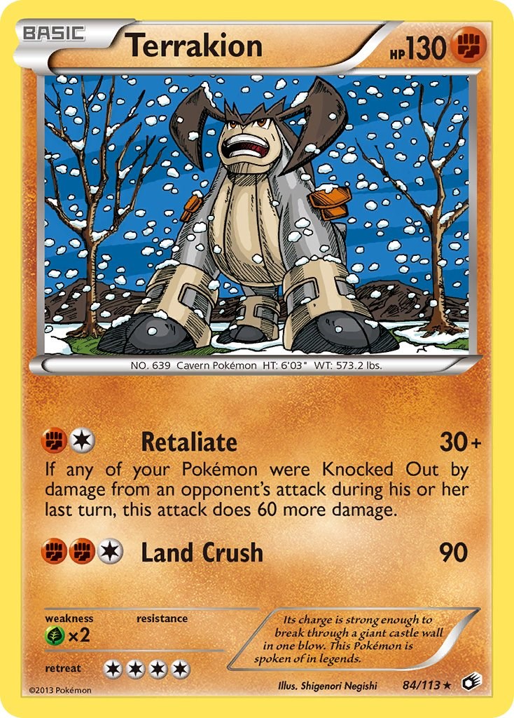 Terrakion card artwork