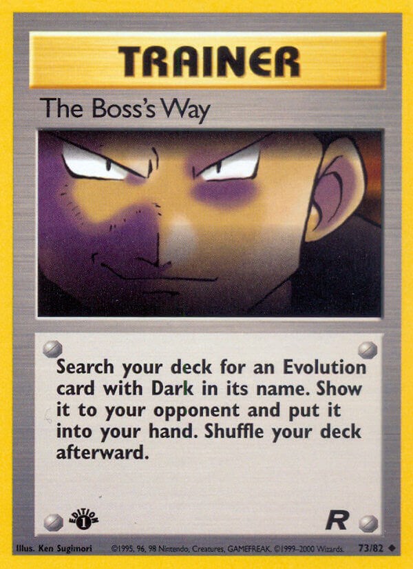 The Boss's Way card artwork