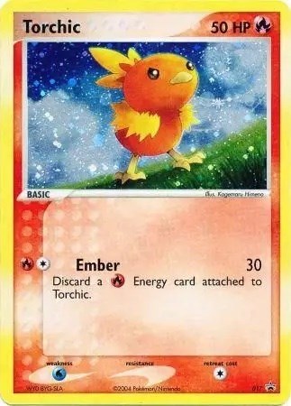 Torchic card artwork