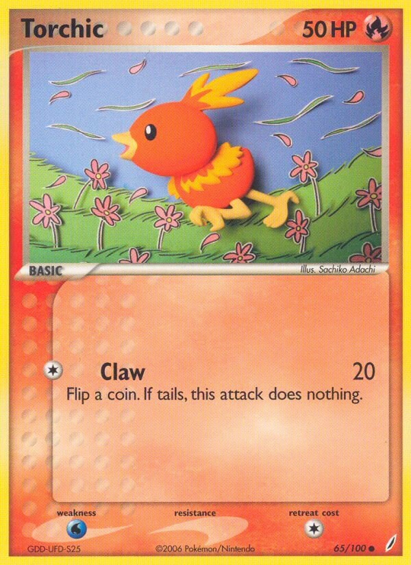 Torchic card artwork