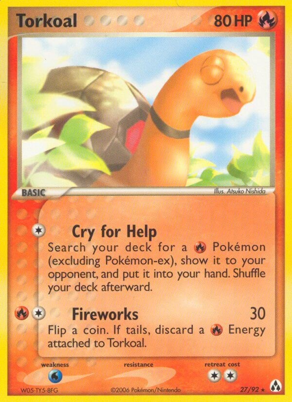 Torkoal card artwork