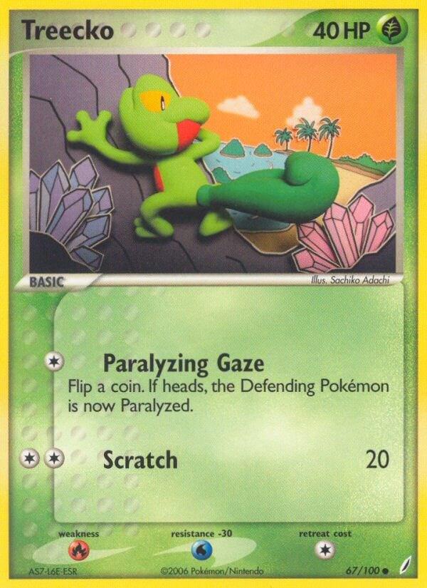 Treecko card artwork