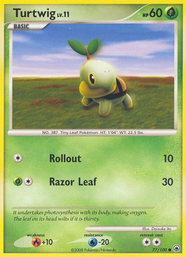 Turtwig card artwork