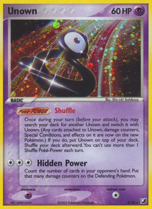 Pokemon Unseen Forces Rare Unown #118 (X) 