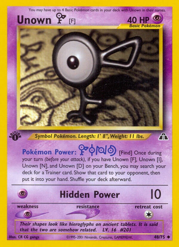 Unown - Pokémon Wiki - Neoseeker