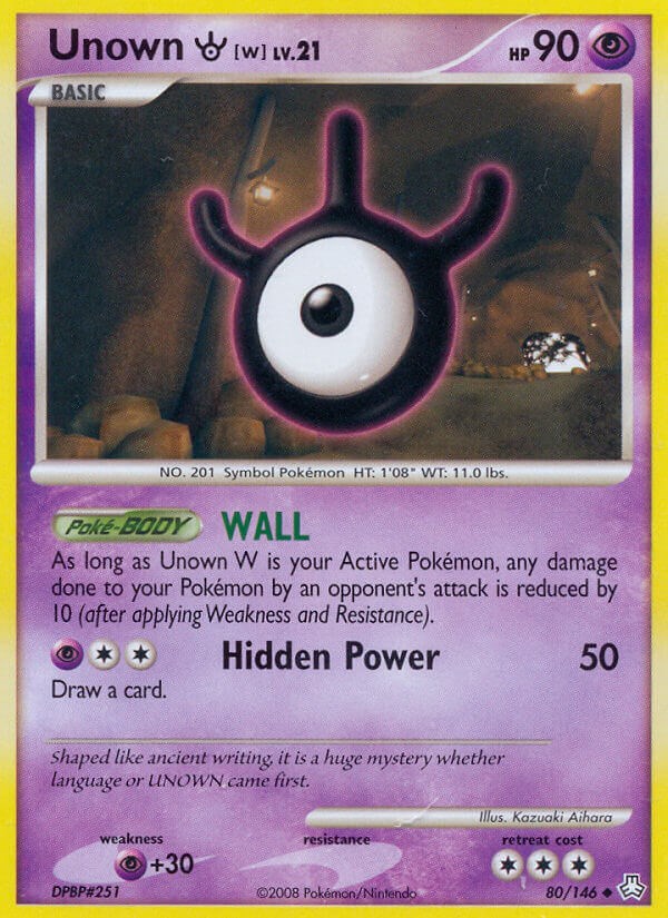 Unown (W) - Legends Awakened - Pokemon