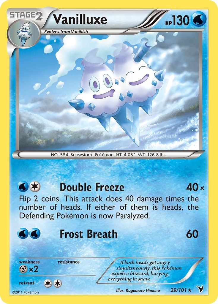 Vanilluxe card artwork