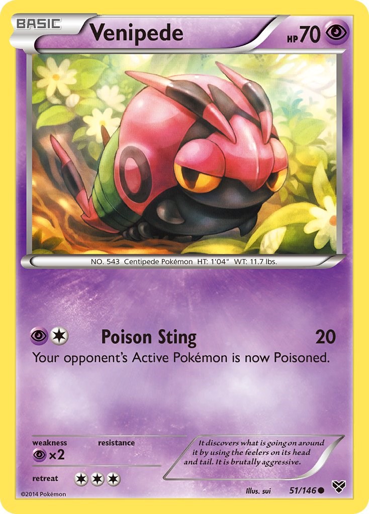 Venipede card artwork
