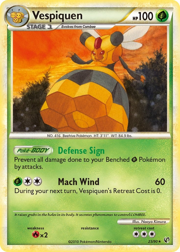 Vespiquen card artwork