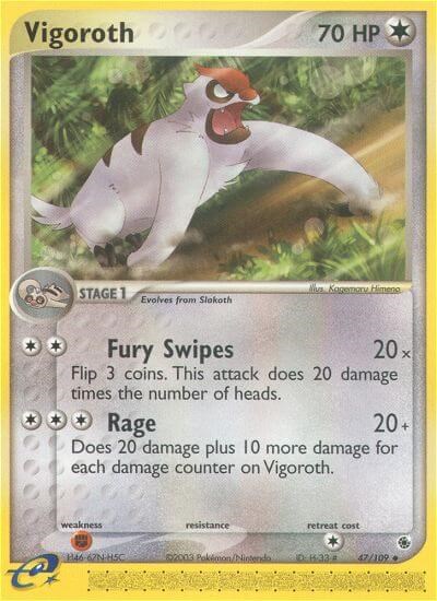 Vigoroth card artwork