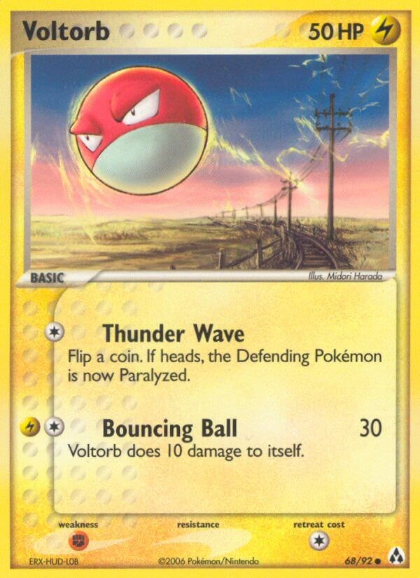 Voltorb card artwork