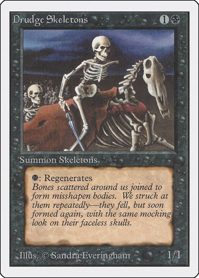 Drudge Skeletons - Unlimited Edition - Magic: The Gathering