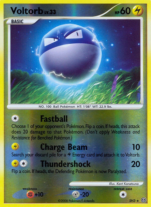 Free: Secret Rare Shiny Voltorb Pokemon Card! - Trading Cards -   Auctions for Free Stuff