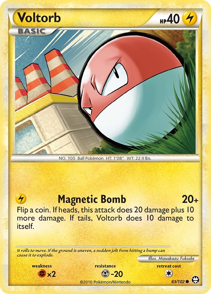 Voltorb card artwork