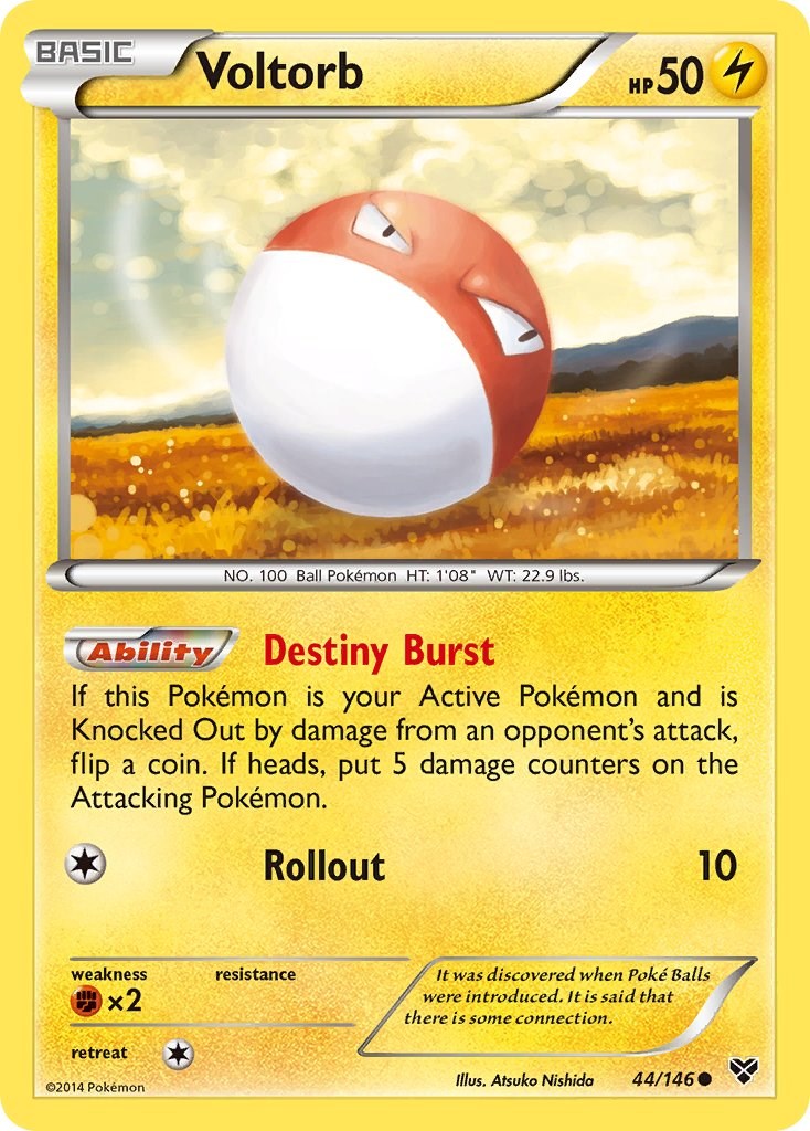 Voltorb card artwork