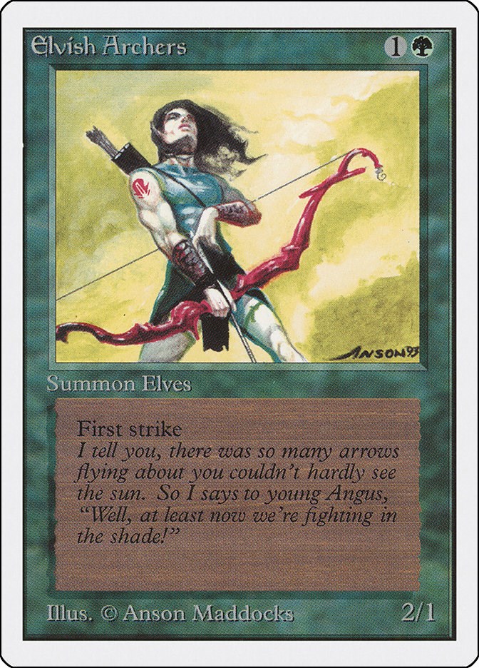 Elvish Archers - Unlimited Edition - Magic: The Gathering