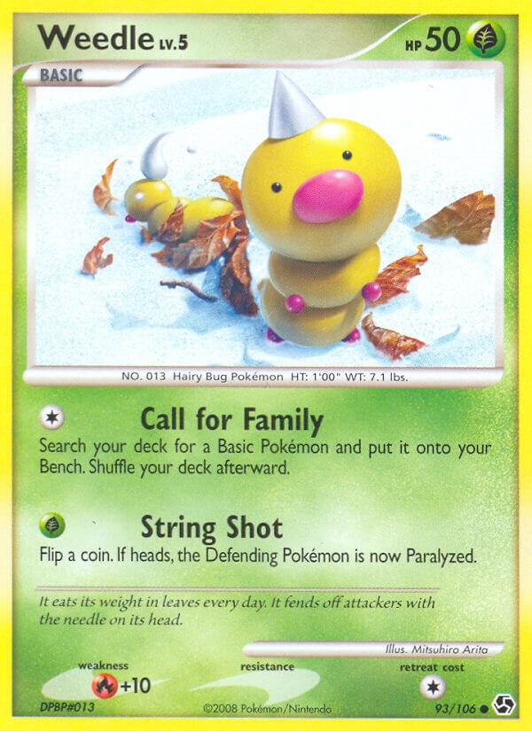 Weedle card artwork