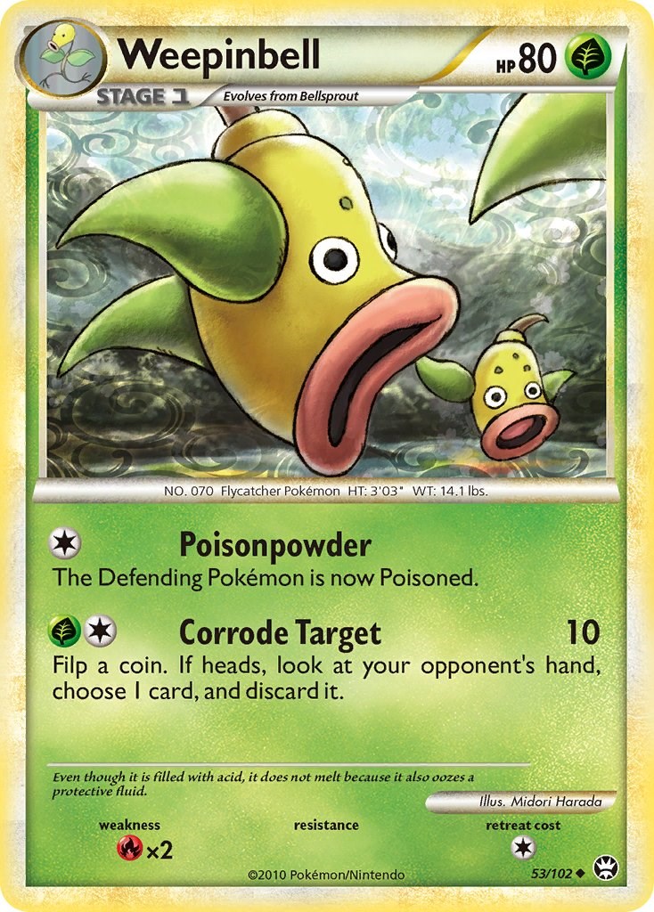 Weepinbell card artwork