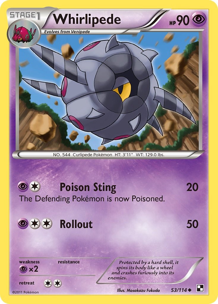 Whirlipede card artwork