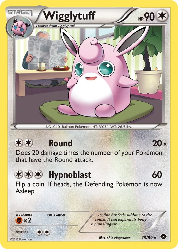 Wigglytuff card artwork