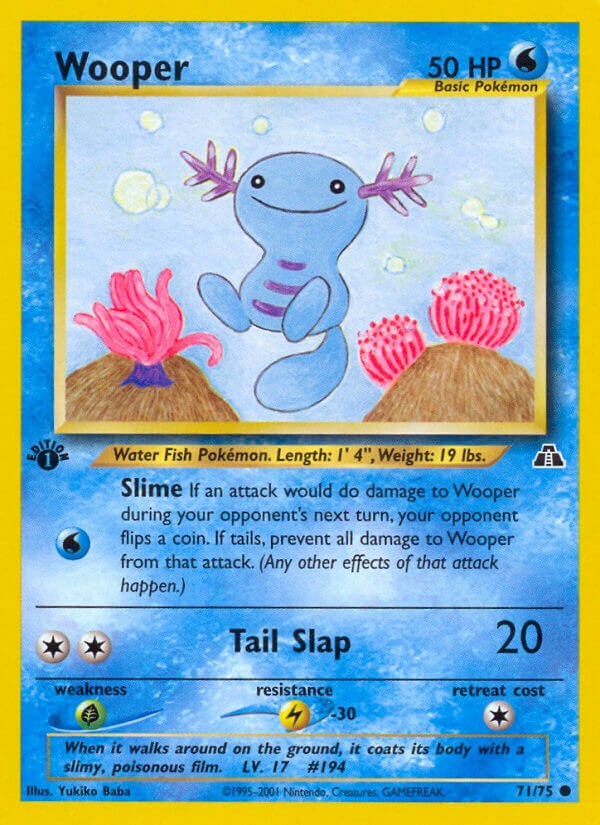 Wooper card artwork