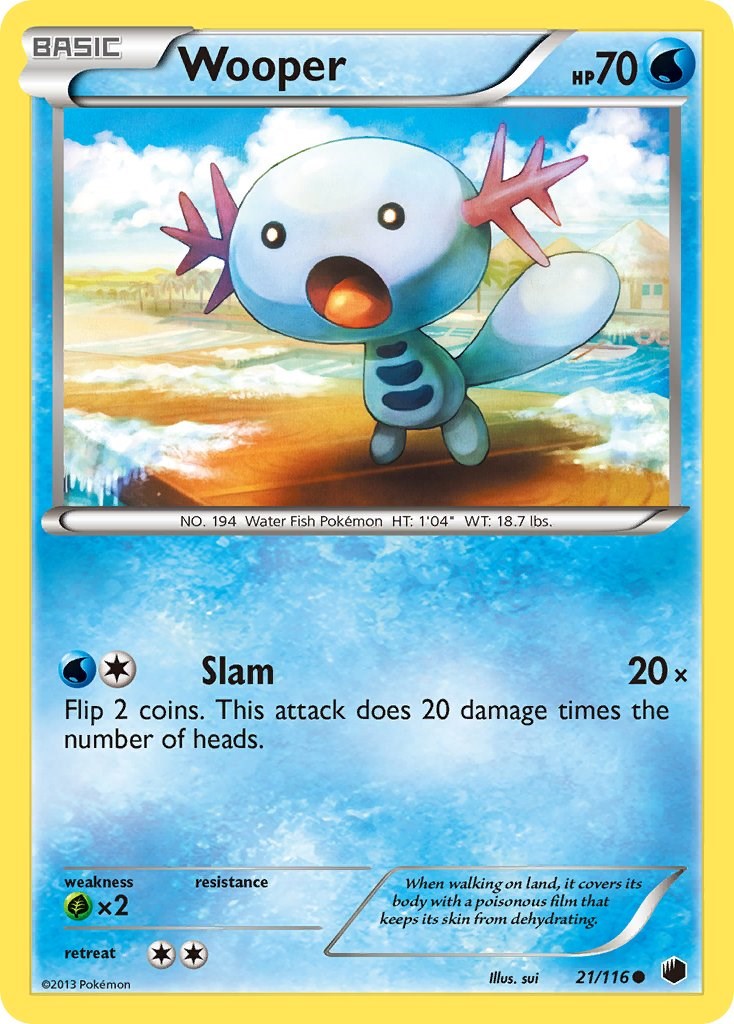 Wooper card artwork