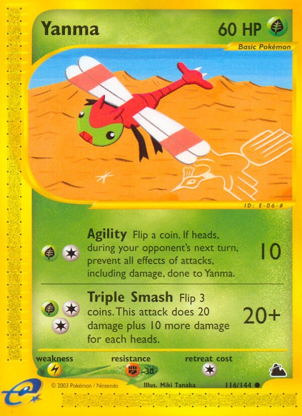 Yanma card artwork