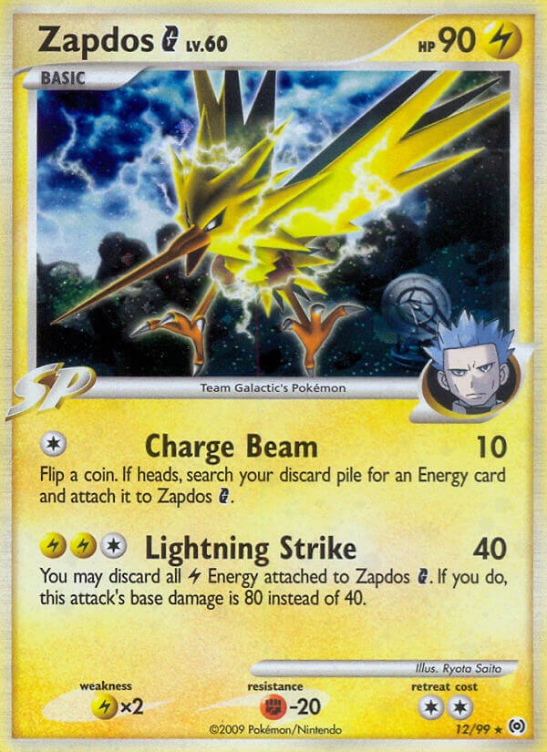 Zapdos Giant Pokemon Card Print -  Norway