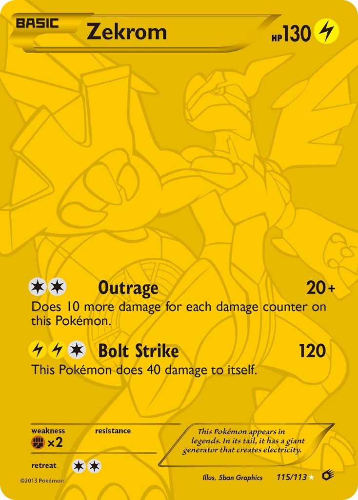 Zekrom - Plasma Freeze #39 Pokemon Card