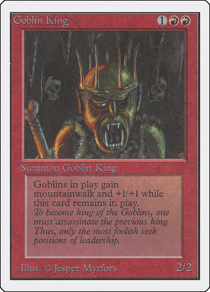 Goblin King - Unlimited Edition - Magic: The Gathering