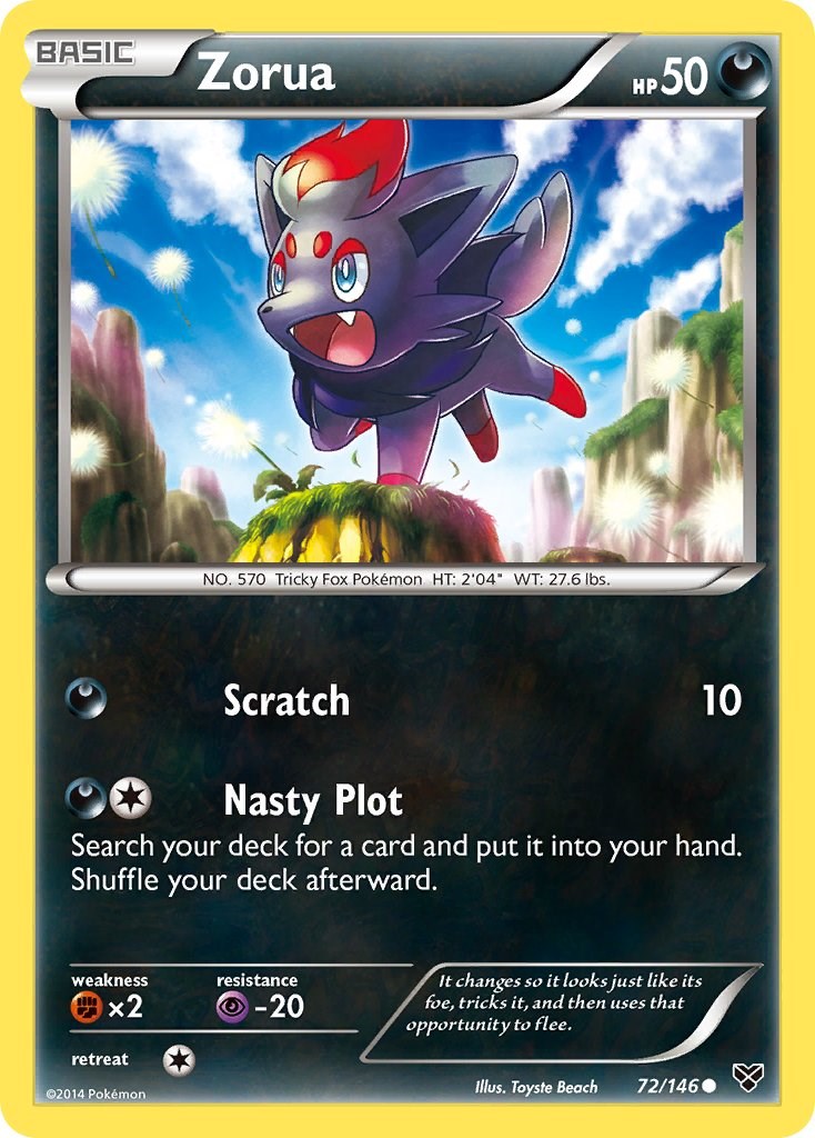 Zorua card artwork