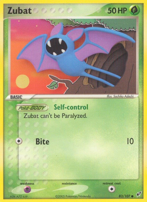 Zubat card artwork