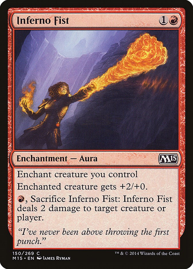 Inferno Fist - Magic 2015 (M15) - Magic: The Gathering