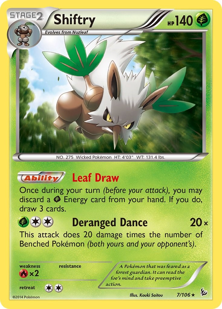 Shiftry card artwork