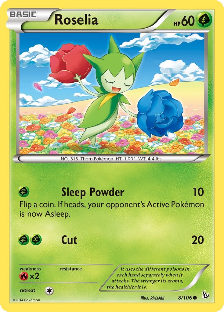 Roselia card artwork