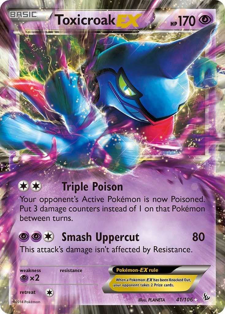 Shiny Toxicroak Card