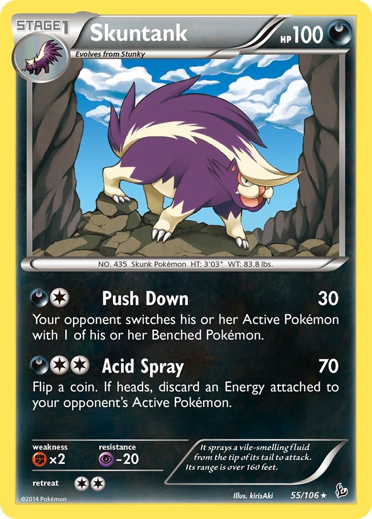 Skuntank card artwork
