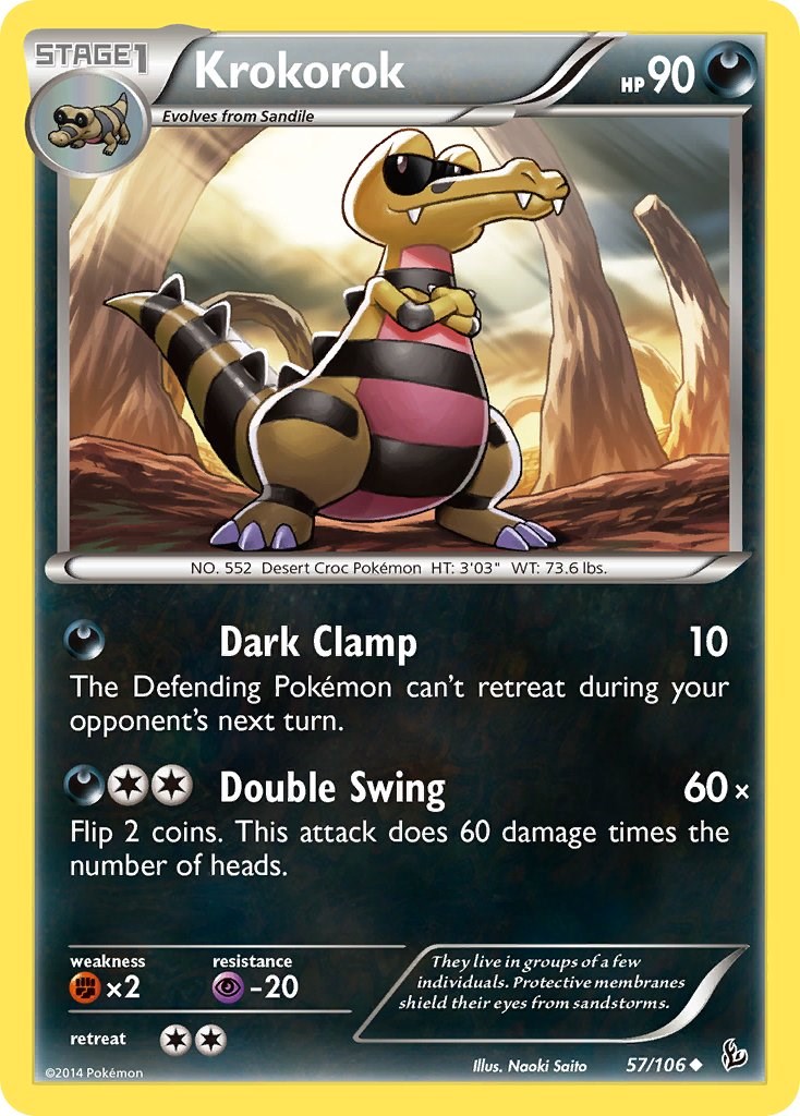 Krokorok card artwork