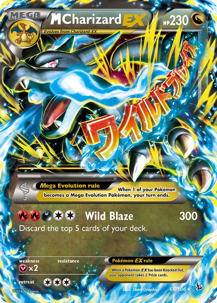 Mega Charizard X - Pokemon TCG Figures