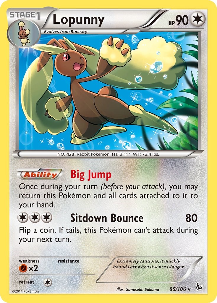 Lopunny card artwork