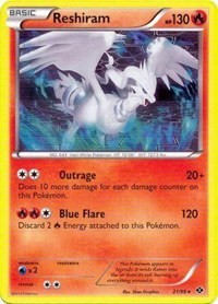 Reshiram card artwork