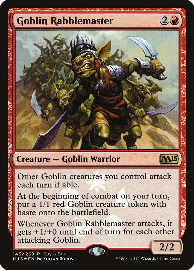 Goblin Rabblemaster - Buy-A-Box Promos - Magic: The Gathering