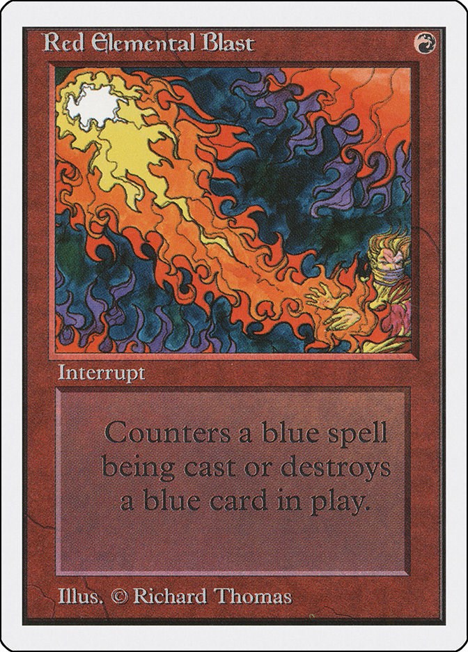 gennemskueligt mest kompression Red Elemental Blast - Unlimited Edition - Magic: The Gathering