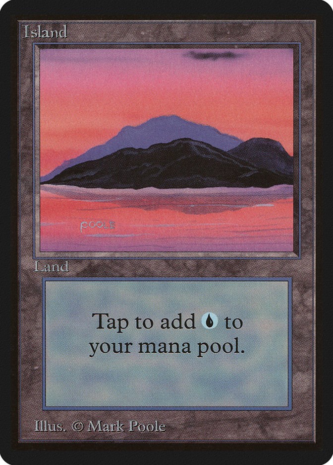 Island (C) - Beta Edition - Magic: The Gathering