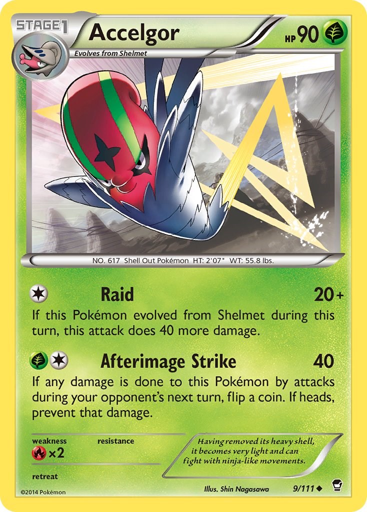 Accelgor Xy Furious Fists Pokemon