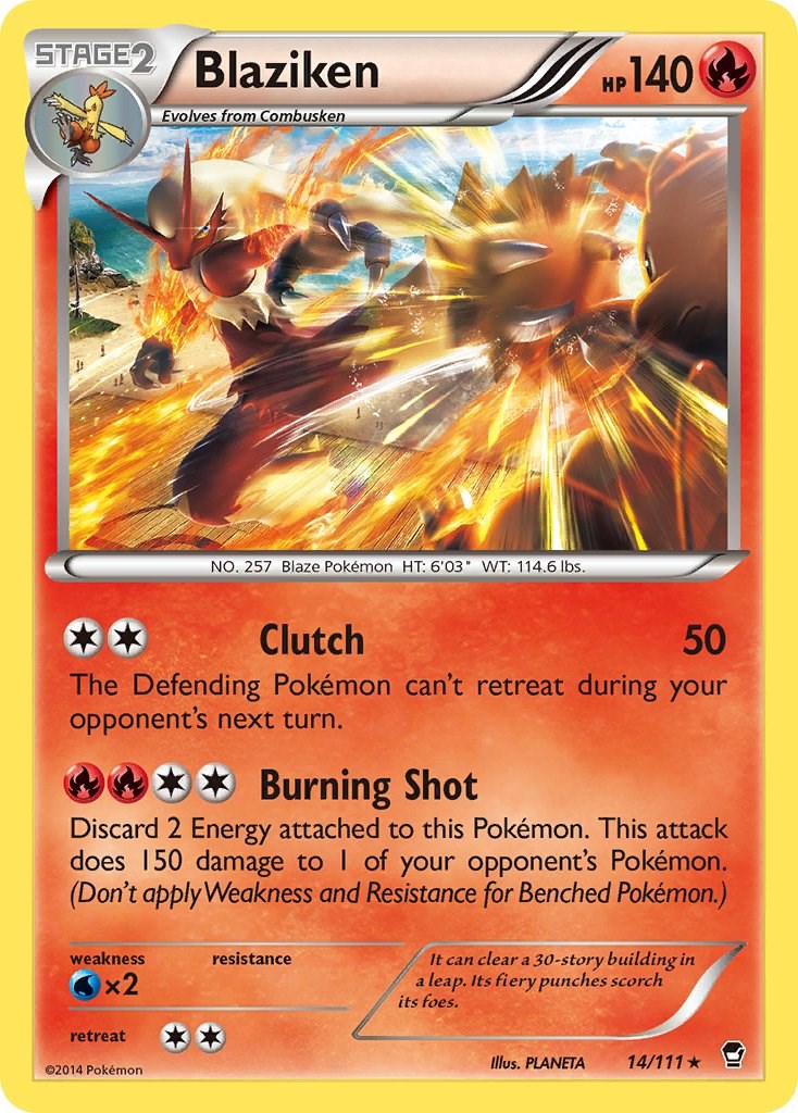 Blaziken card artwork